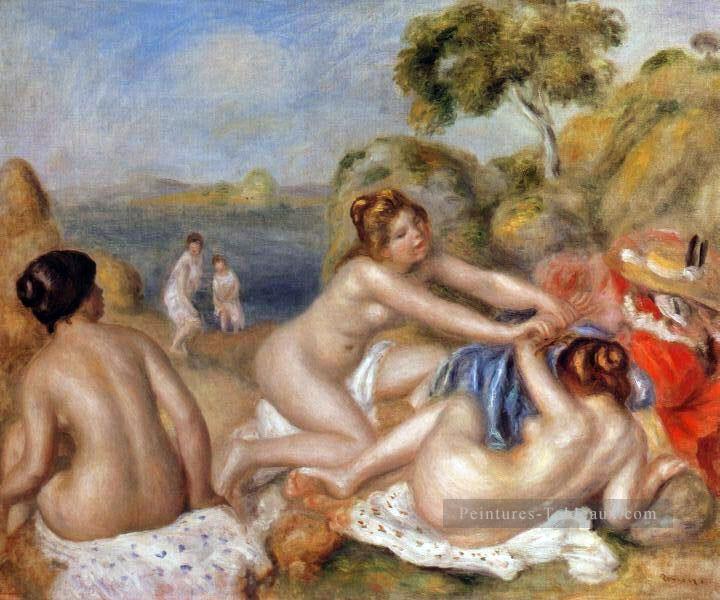 trois baigneurs Pierre Auguste Renoir Peintures à l'huile